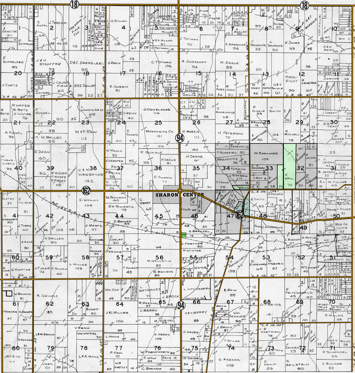 A Brief History of Sharon Center, Medina County, Ohio